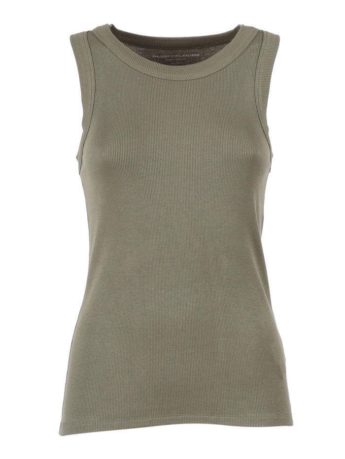 Jungle Top Green Viscose Elastane