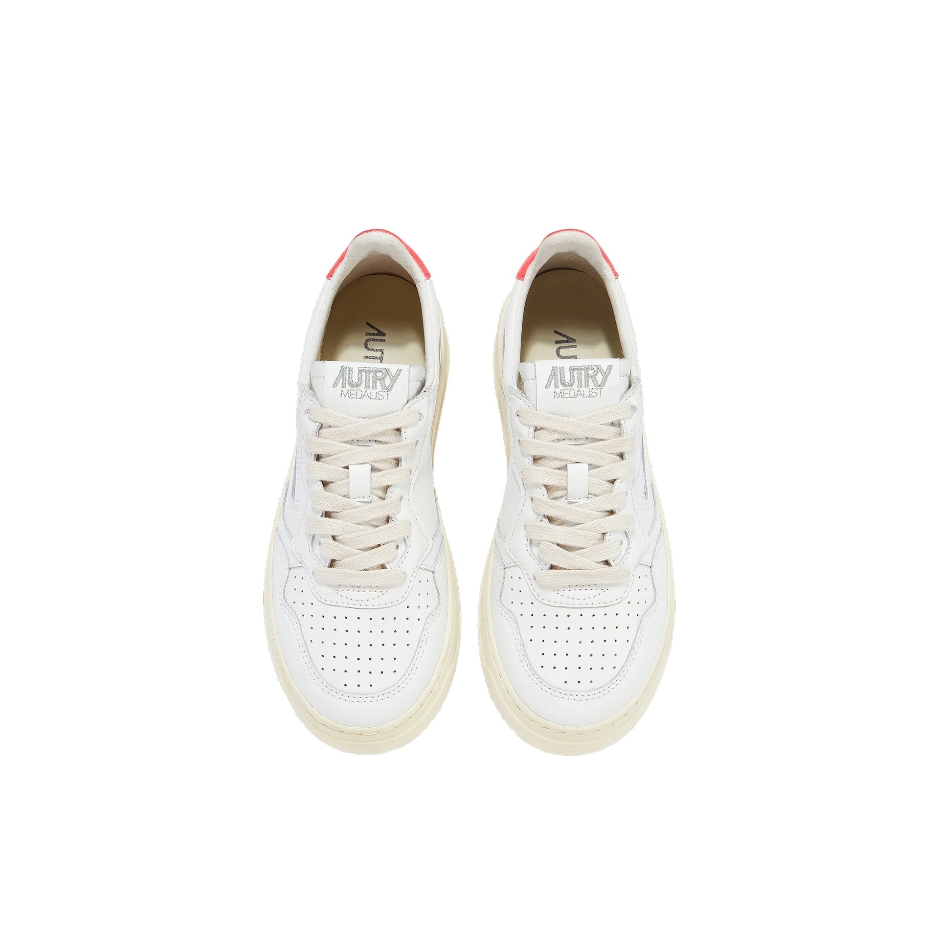 Autry Medalist Leather Sneakers White