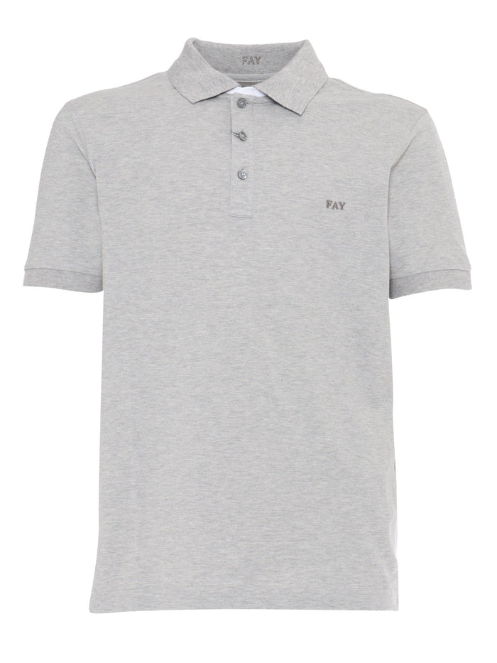 PIQUET POLO Brown Cotton Elastane Shirt