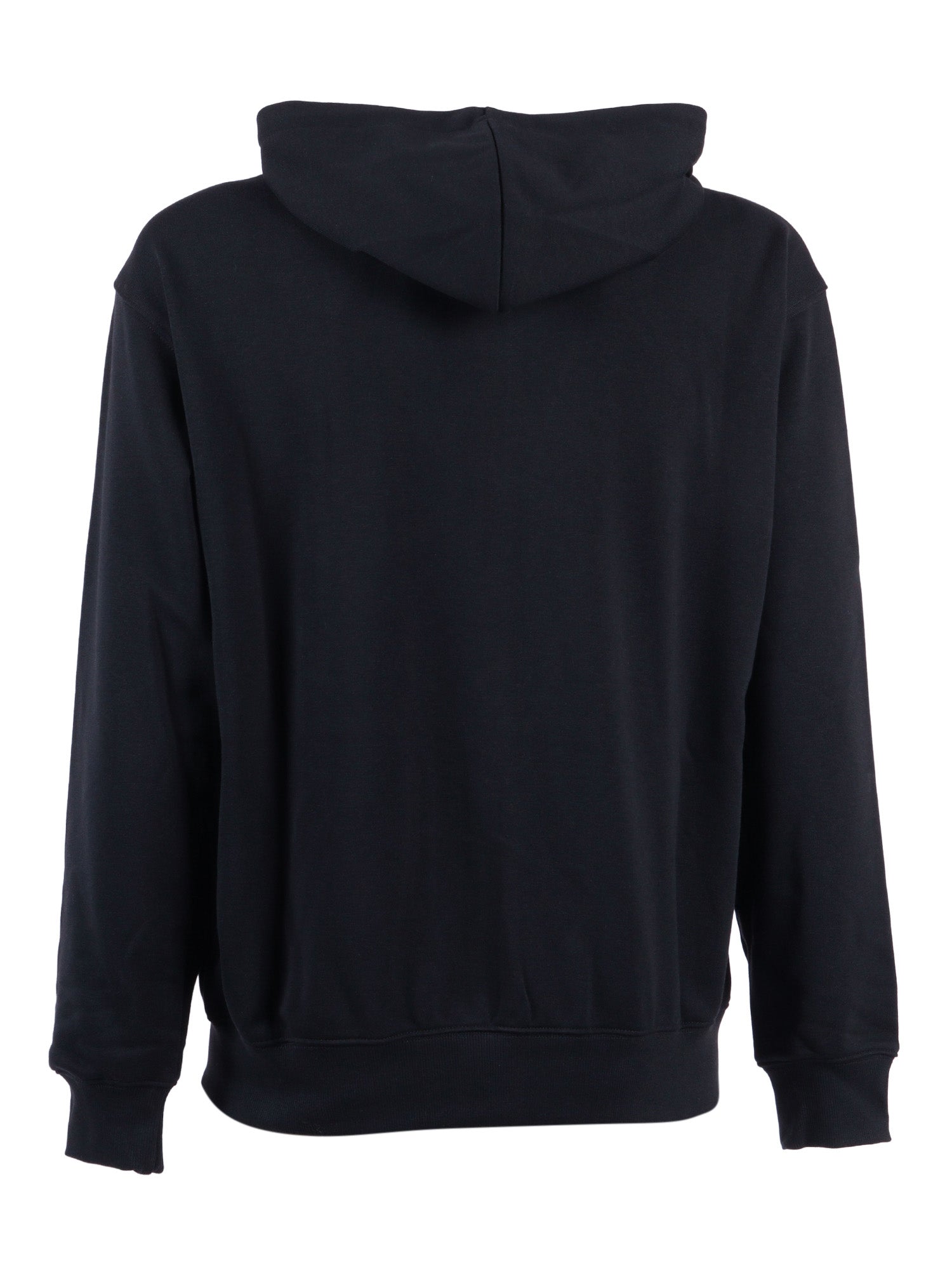 Sport Essentials Logo French Terry Full Zip - Black Cotton Zipped Sweatshirt