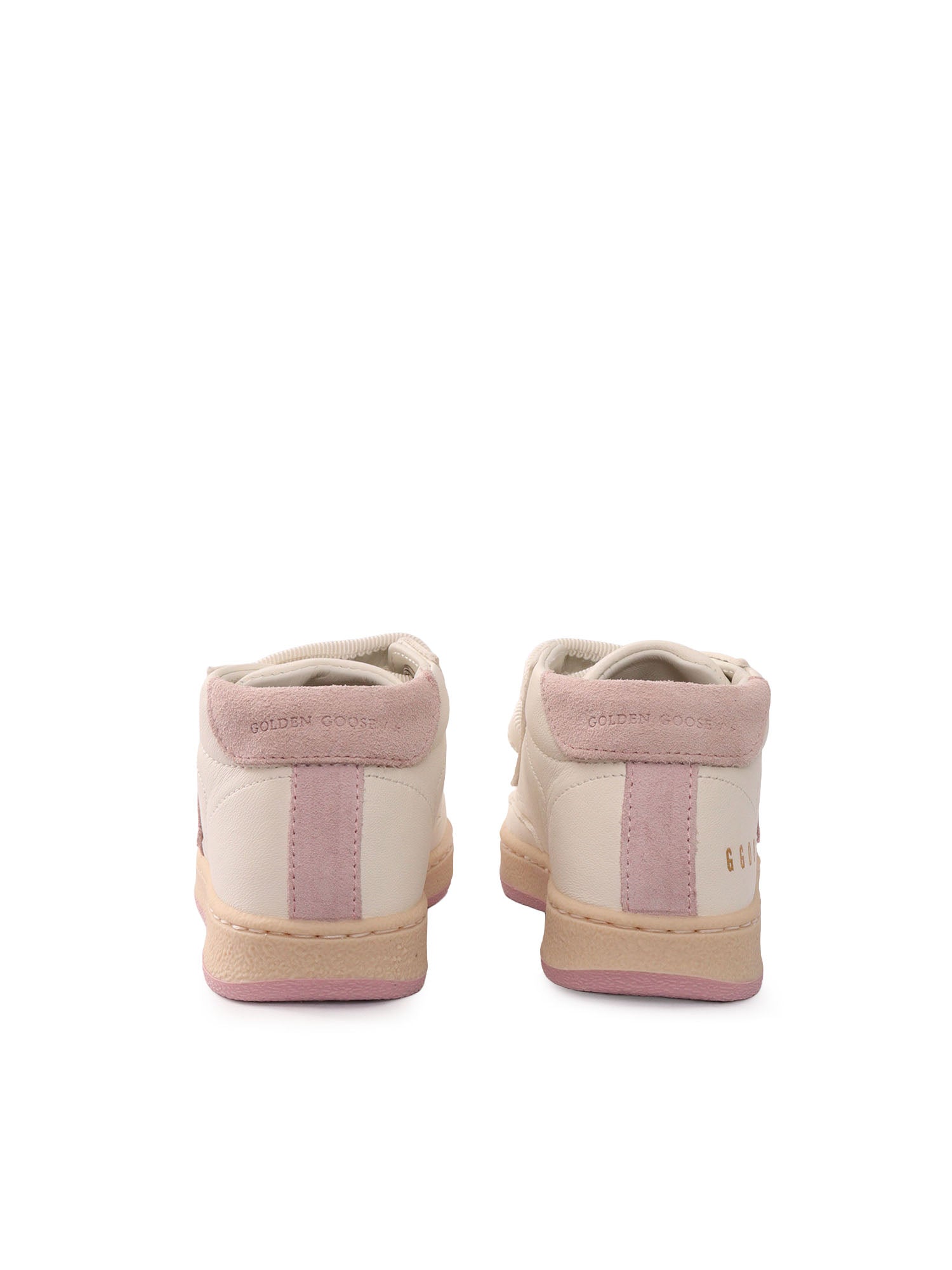JUNE NAPPA UPPER SUEDE STAR AND HEEL White Kid Sneaker