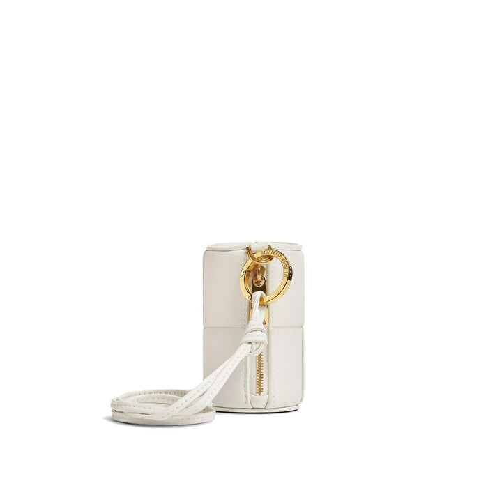 Leather Coin Purse White Lamb