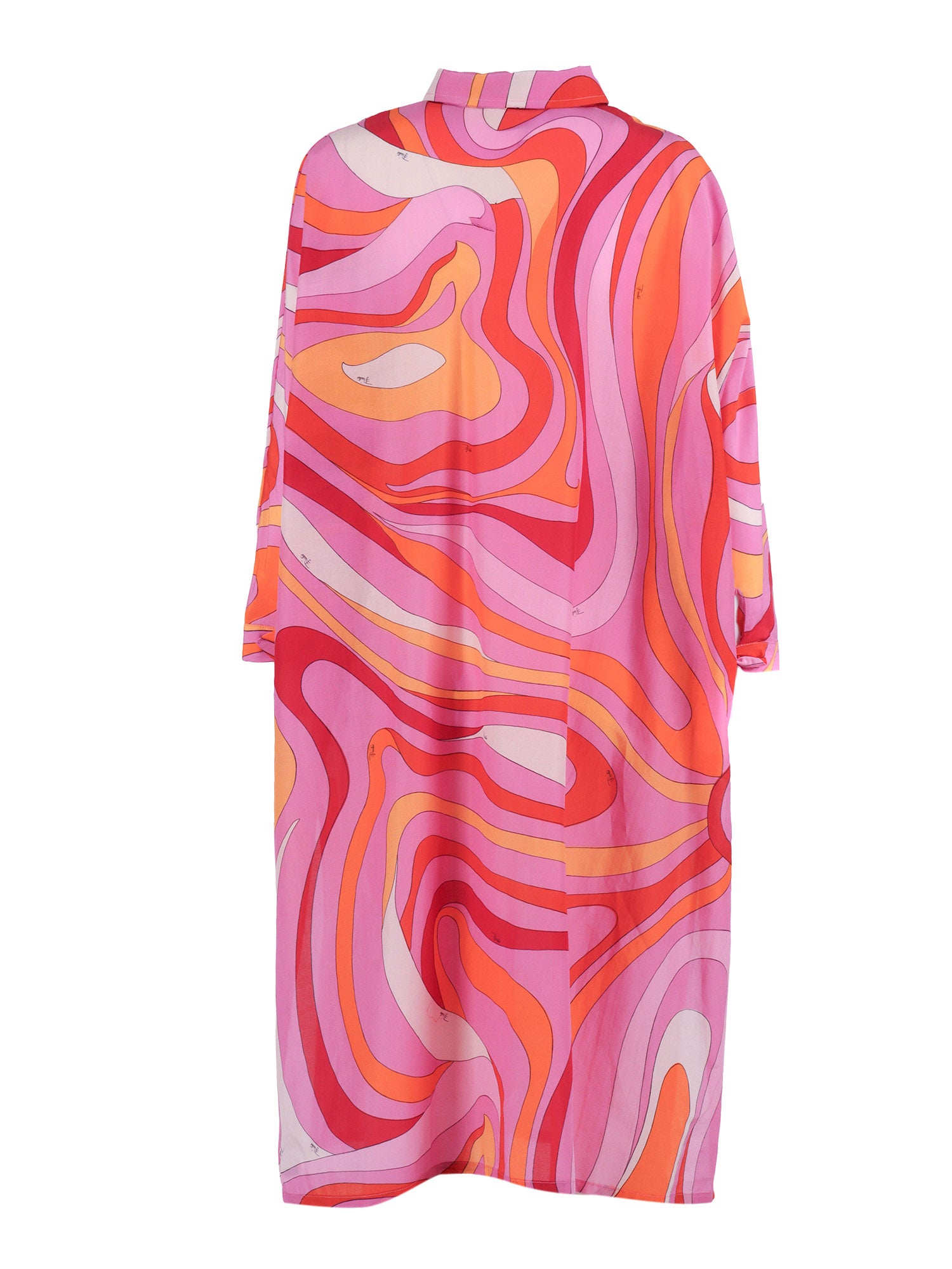 WOVEN DRESS Pink Cotton