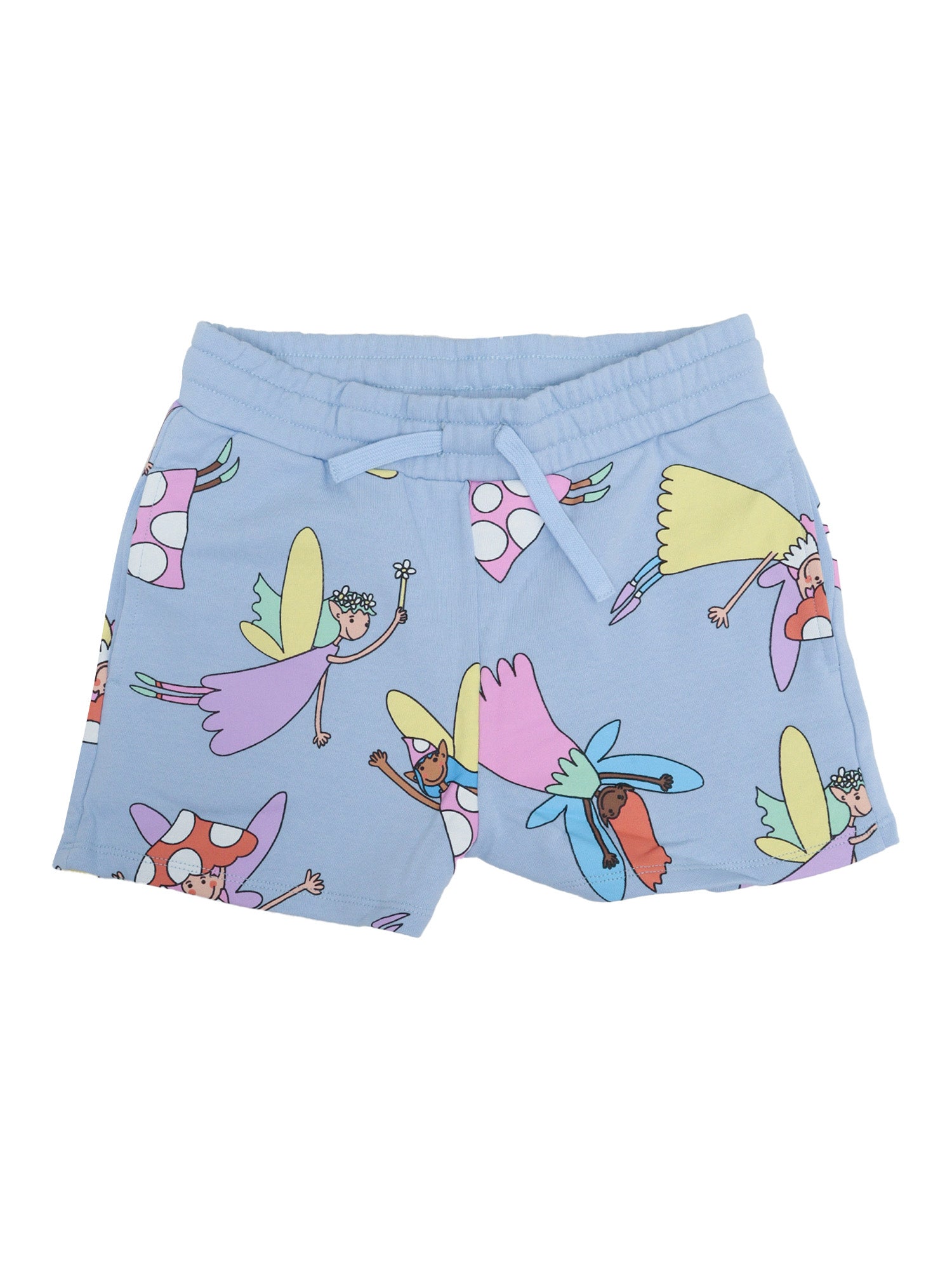 JERSEY SHORTS Light Blue Cotton