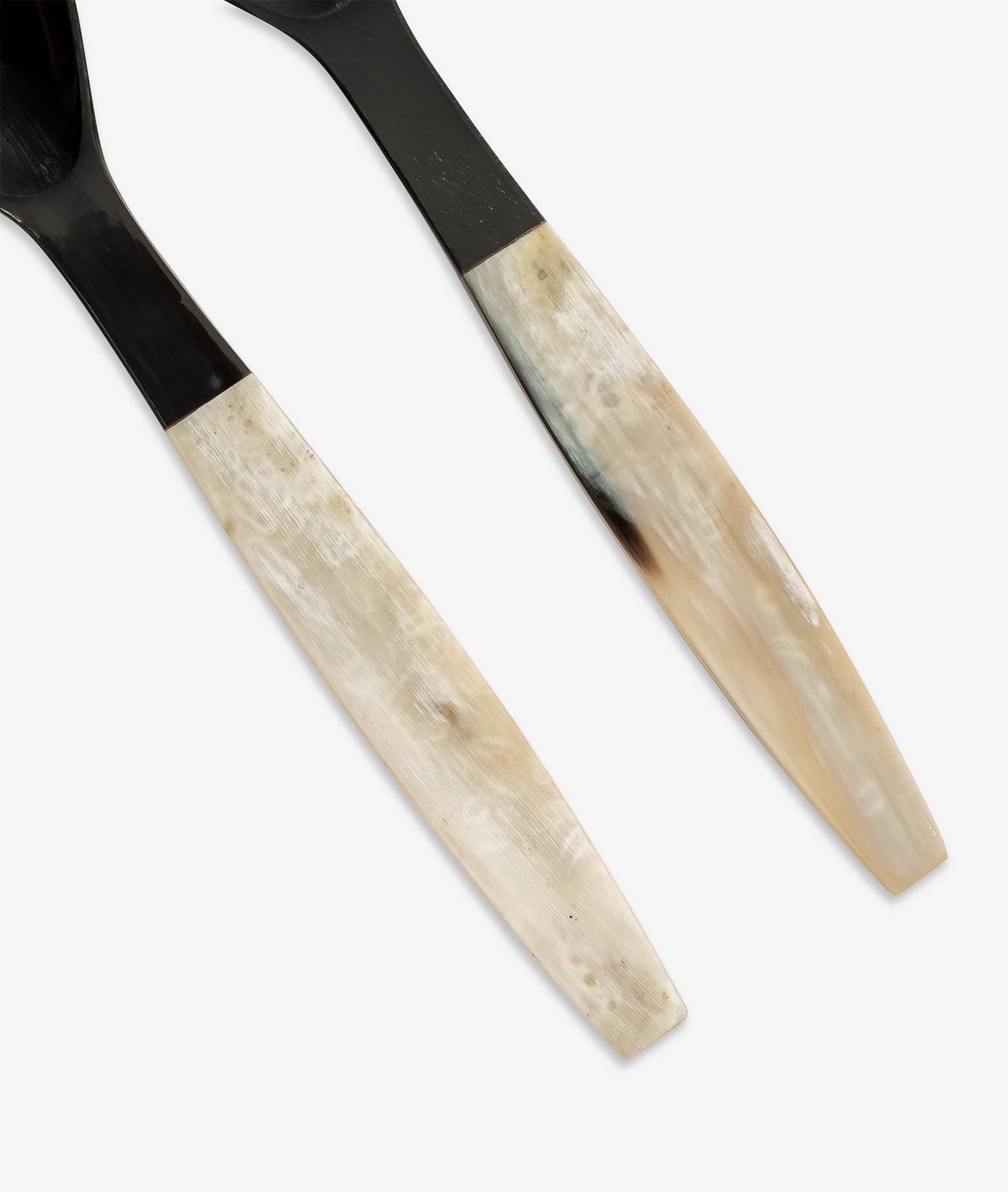 Salad Set Black Cutlery