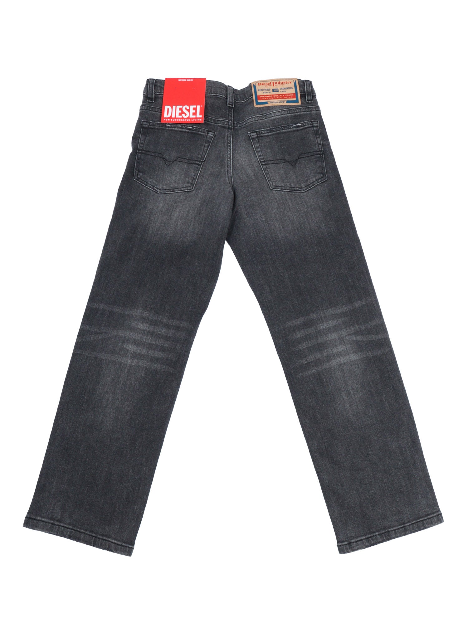5 Pockets Black Cotton Elastane Jean