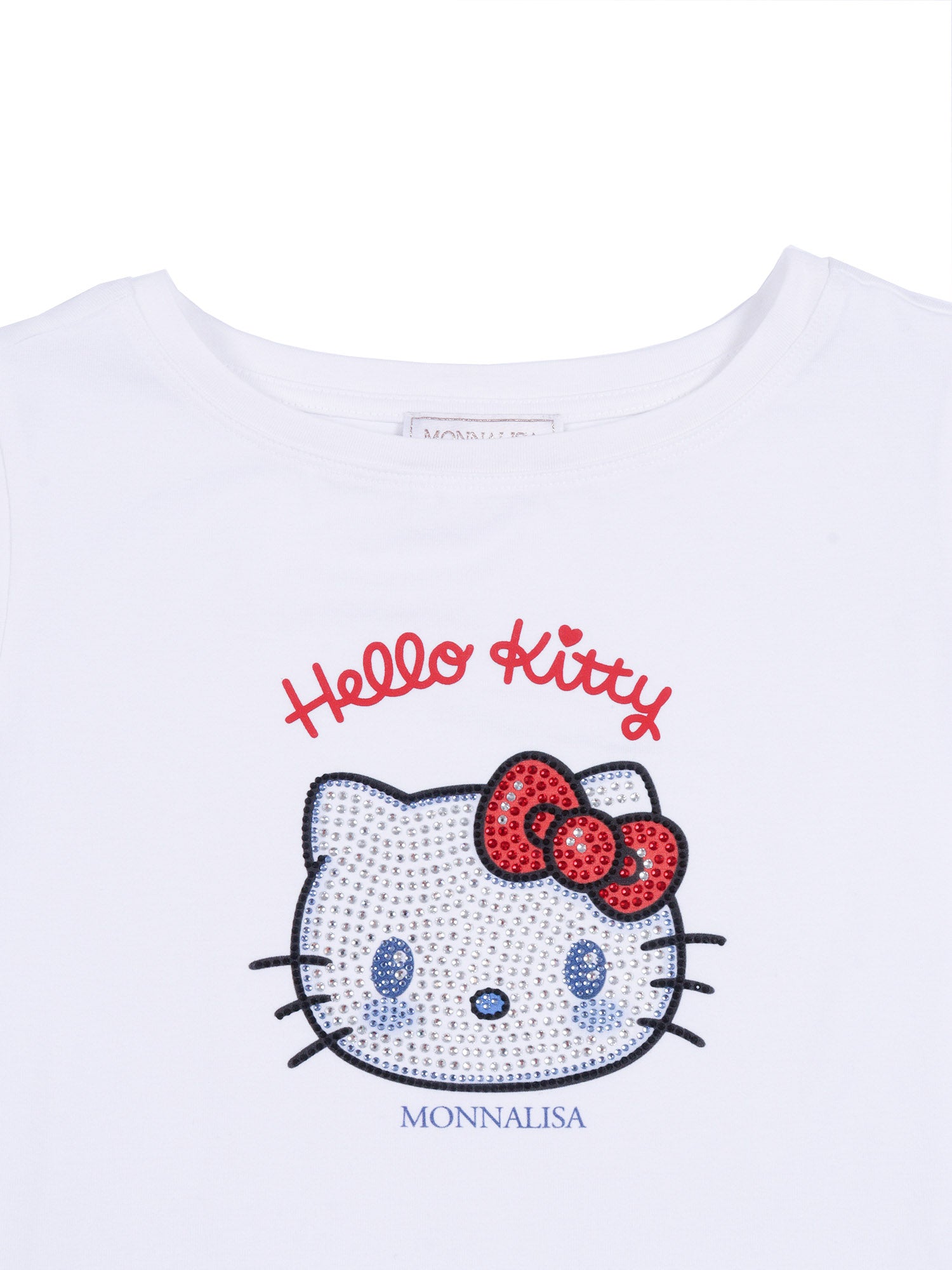 JERSEY T-SHIRT White Cotton Elastane Short Sleeves