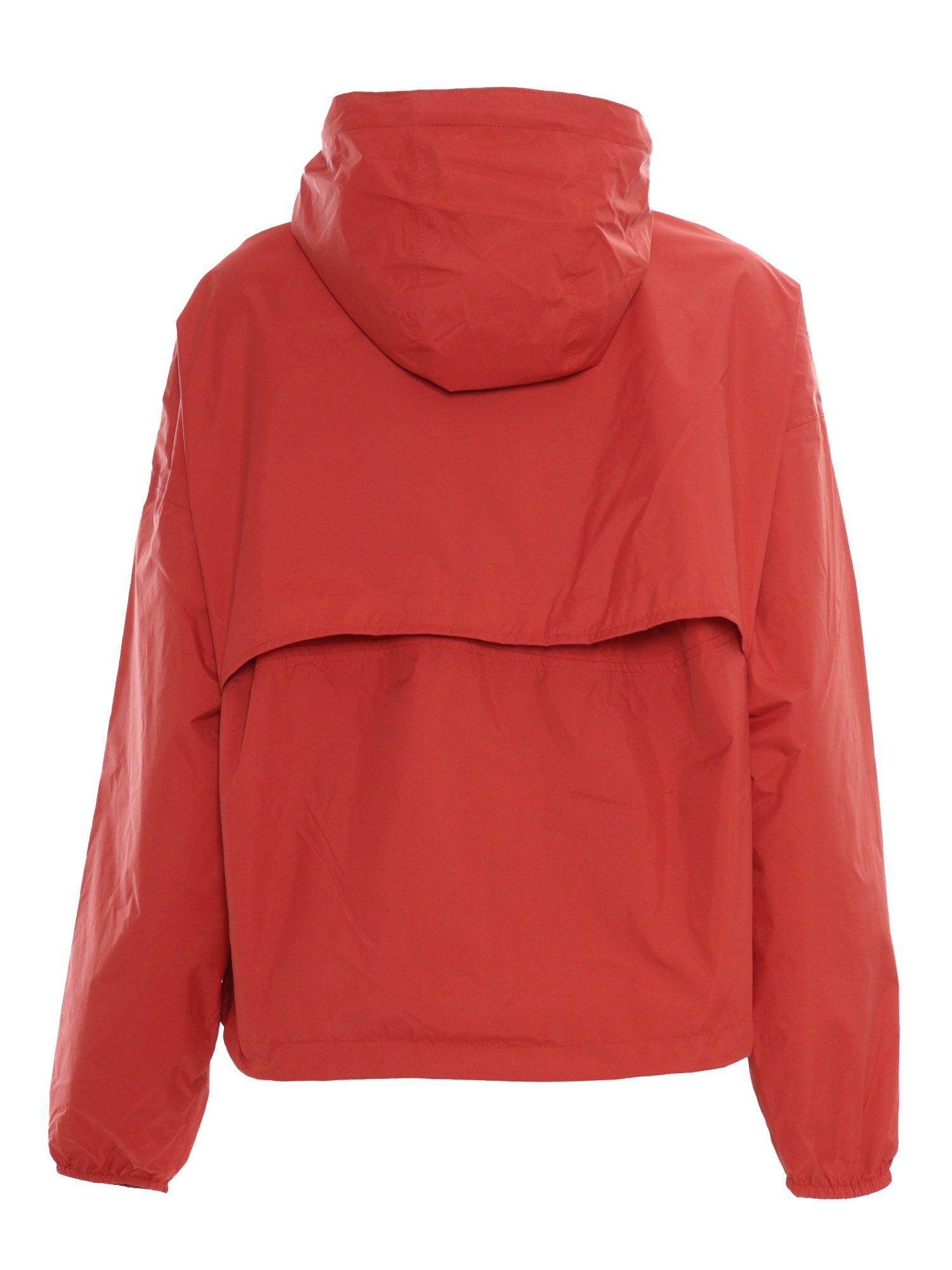 LAURETTE PLUS.2 DOUBLE SHORT DOWN JACKET Red Nylon Lining Puffer