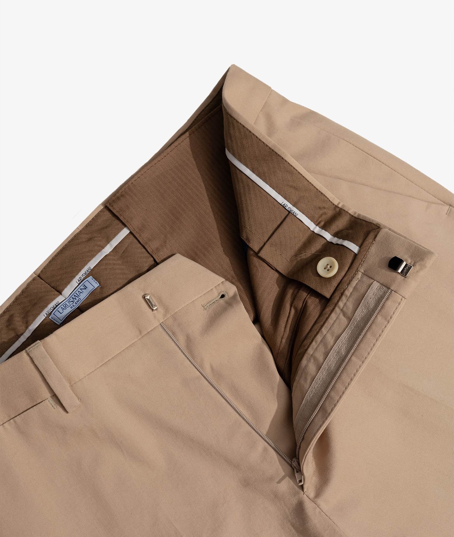 Chino Trousers Beige No Pinces