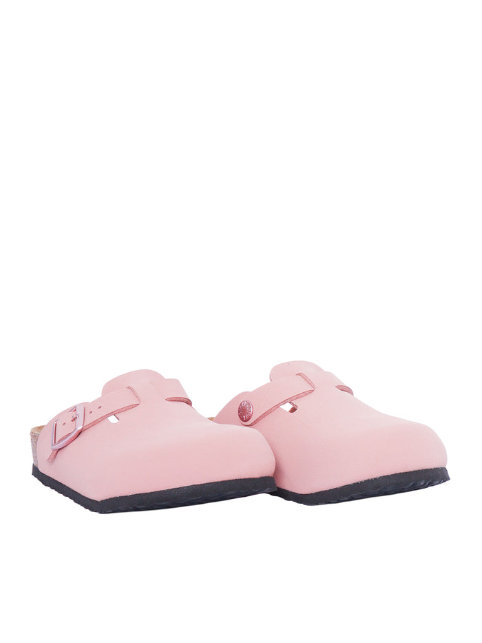 Boston Kids Pink Clay, Birkibuc Birkoflor Sole In Eva Sandal