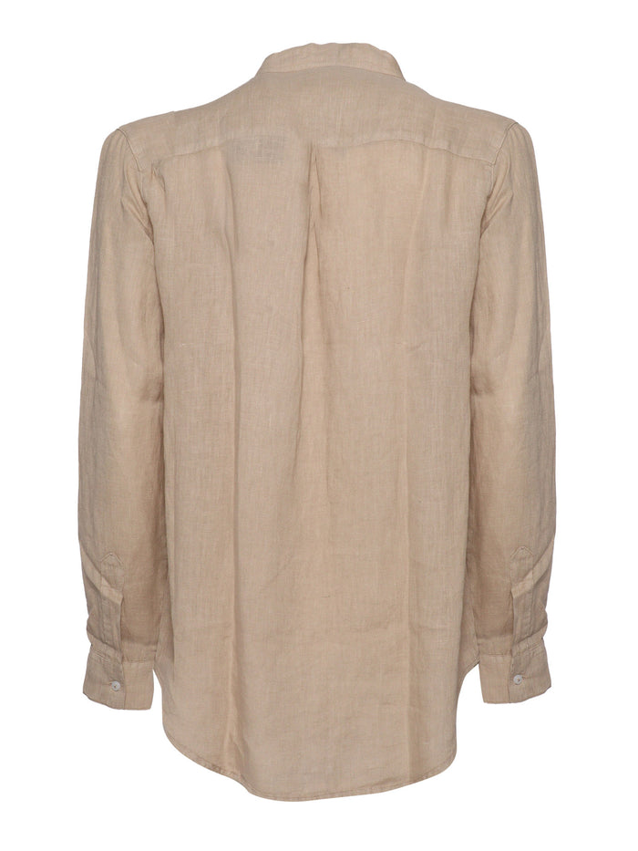 Beige Linen Shirt