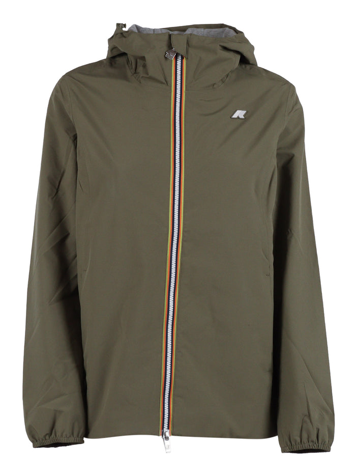 MARGUERITE STRETCH POLY JERSEY JACKET Green Polyester Giubbino Corto
