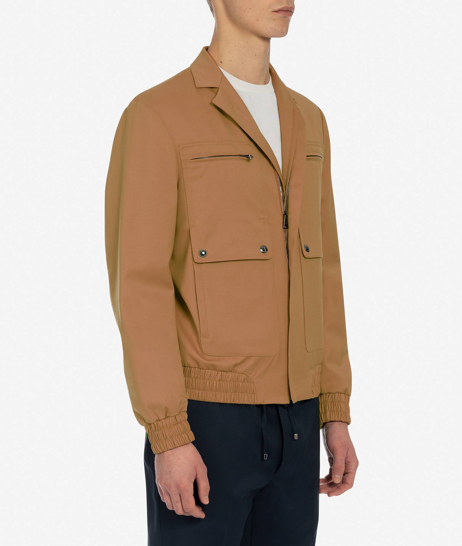 Wool Jacket Croker Olive Sportwear Blouson