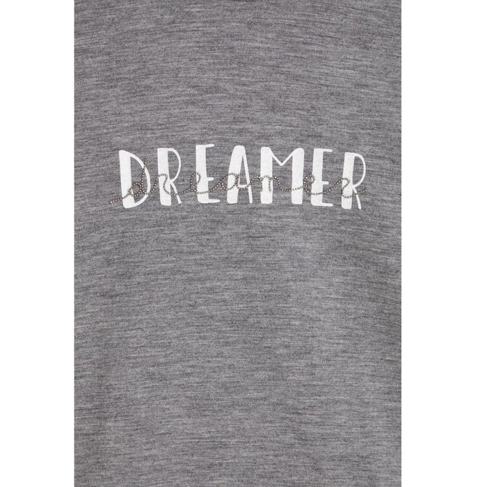 Dreamer Jersey T-Shirt Gray Elastane Virgin Wool