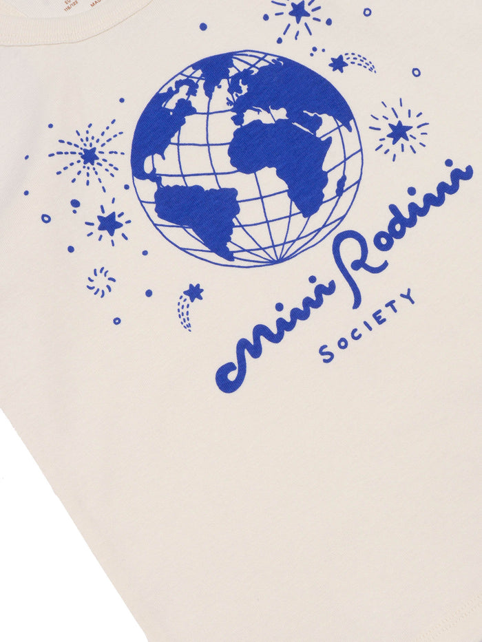 Mini Rodini Society Sp Tank White Organic Cotton Top