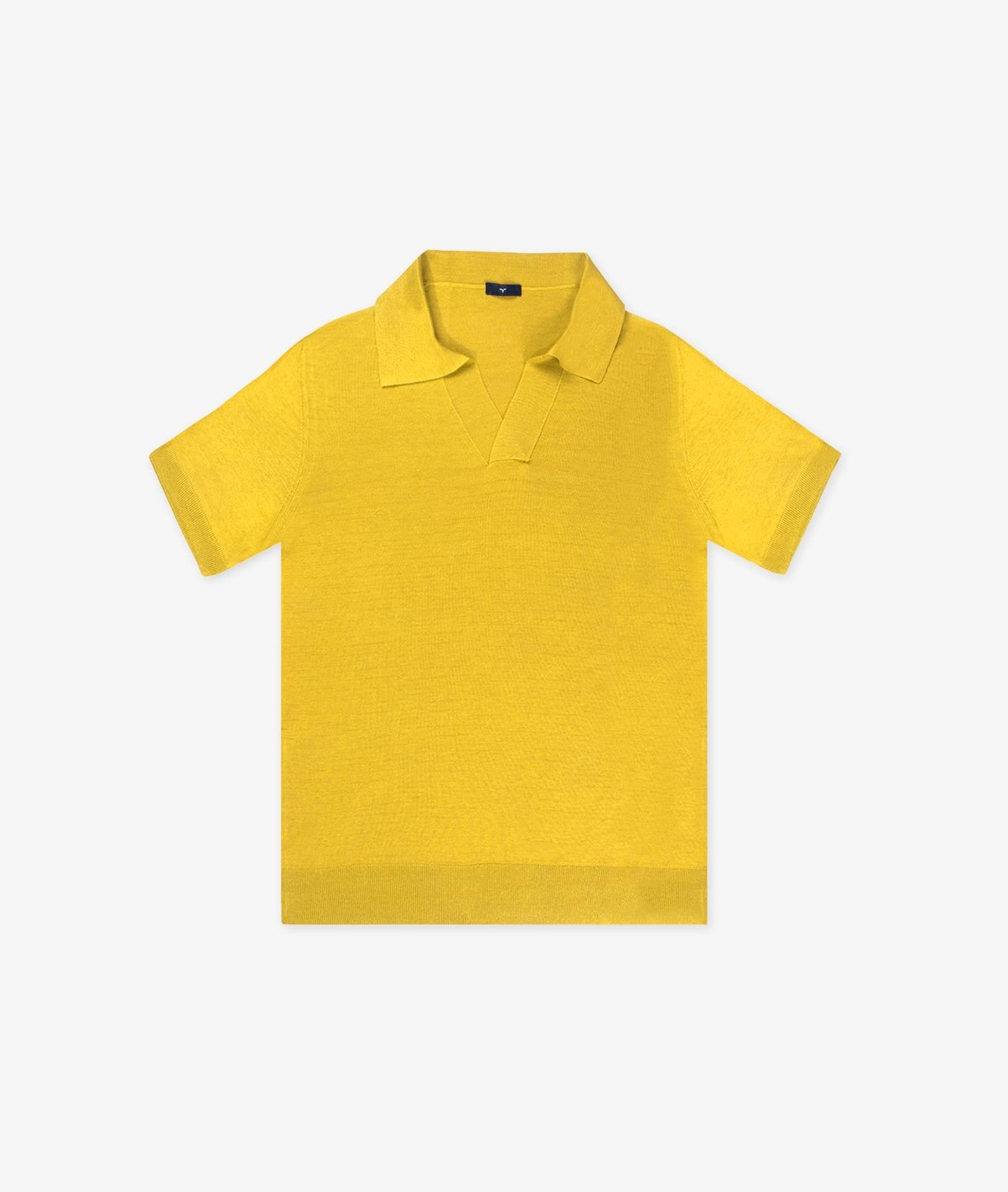 Silk Polo Tulum Yellow Basic Light Kintwear