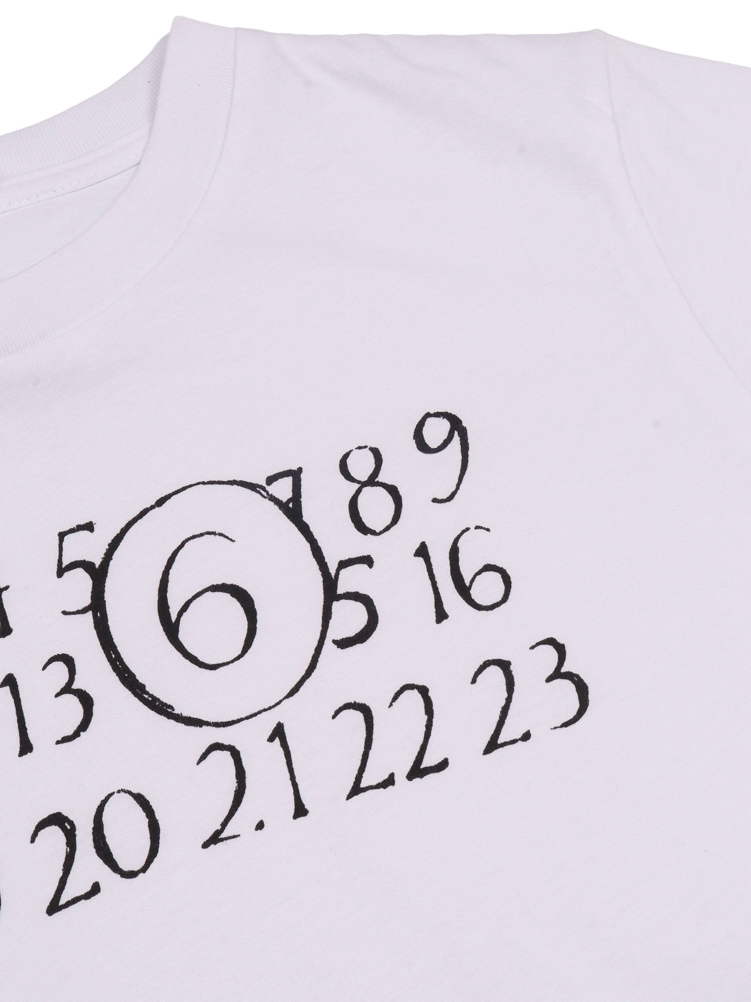 T-shirts White Cotton Short Sleeves T-shirt