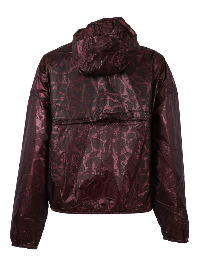 LAURETTE SUPER LIGHT LAMI DOUBLE JACKET Purple Nylon Giubbino Corto