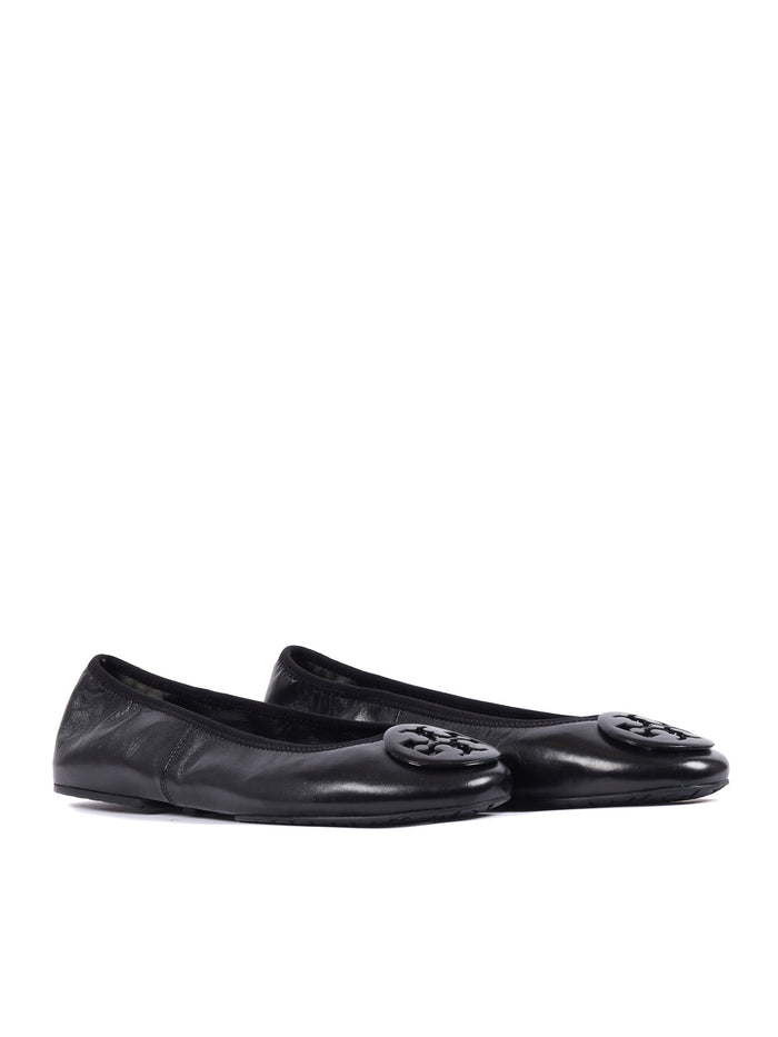 REVA TRAVEL BALLET Black Flat Shoes