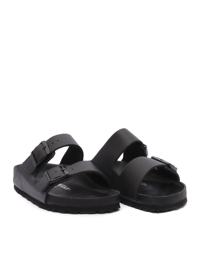 Arizona Exquisite black, Natural Leather Sole In Eva Sandal