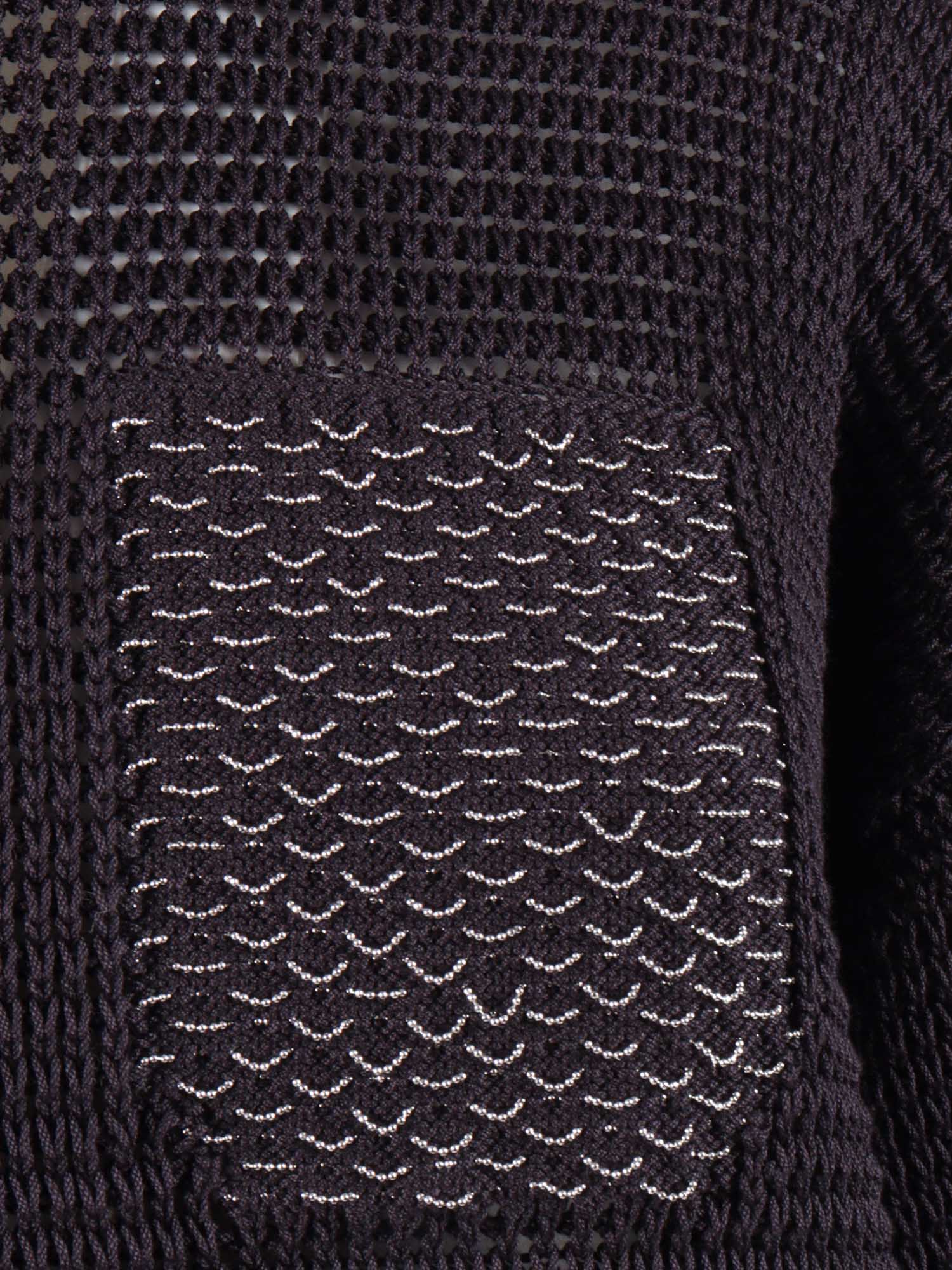 KNITTED SWEATER Blue Cotton Crewneck