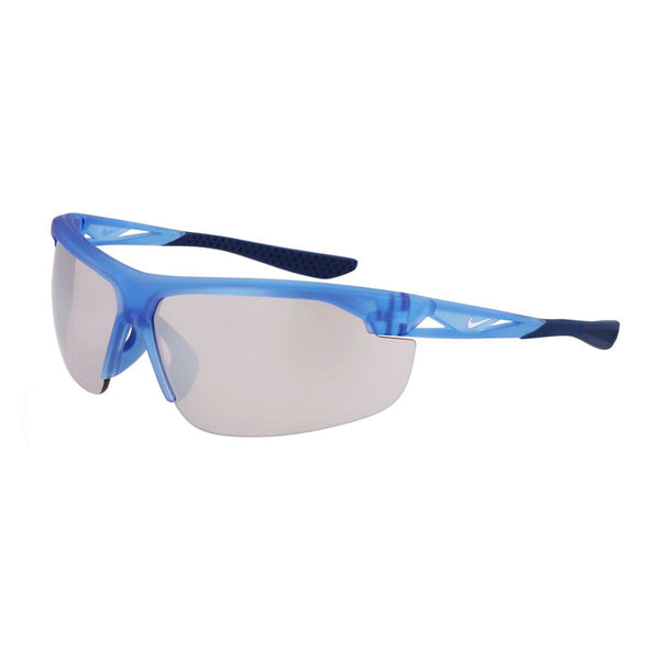 Nike Sunglasses Shield Semi Rim, Matte Polar Frame And Chrome Mirror Lens Nikewindtrackefv2396450 One Color