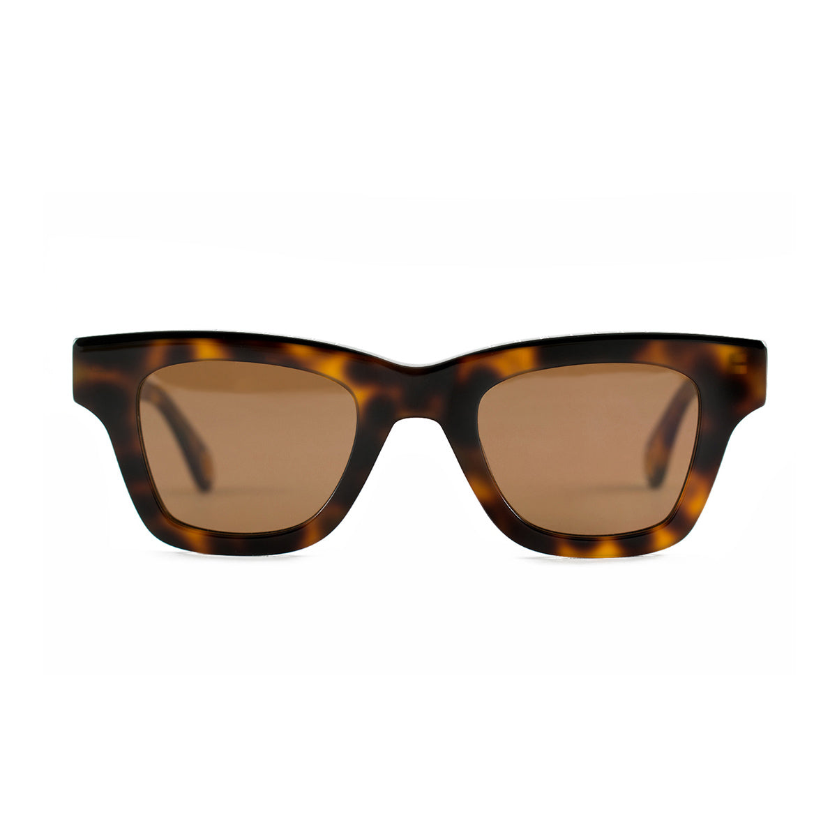 Les Lunettes Nocio Brown Marrone Celluloid Occhiali Sole