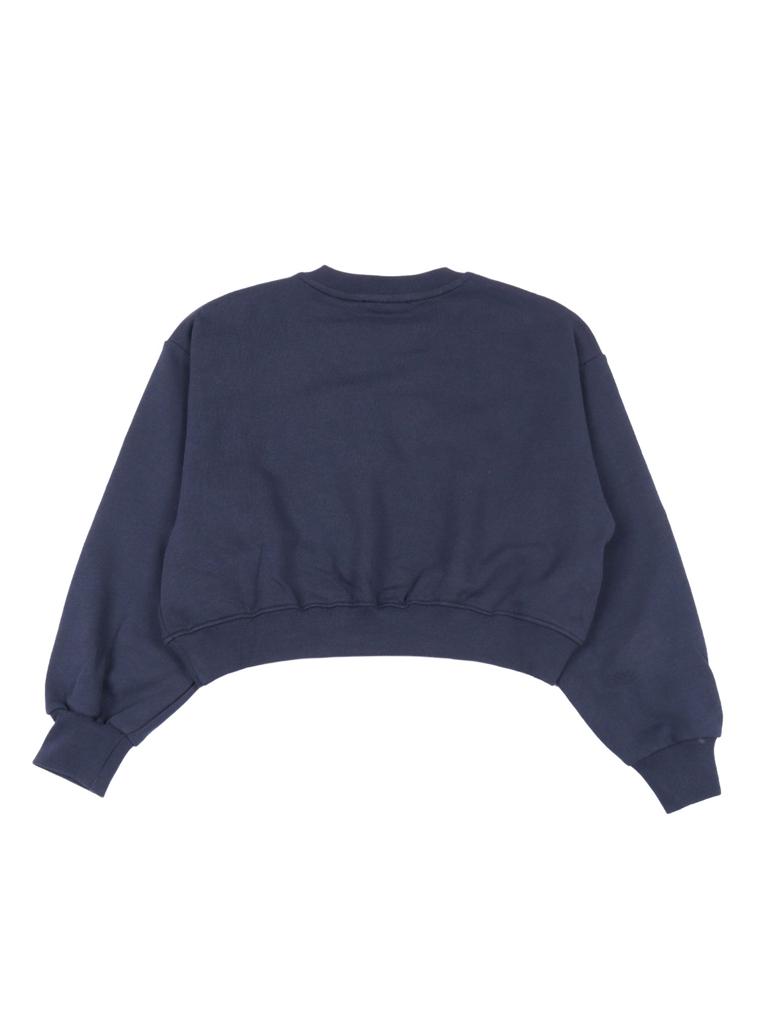 BOXY SWEATSHIRT GIRL Blue Cotton