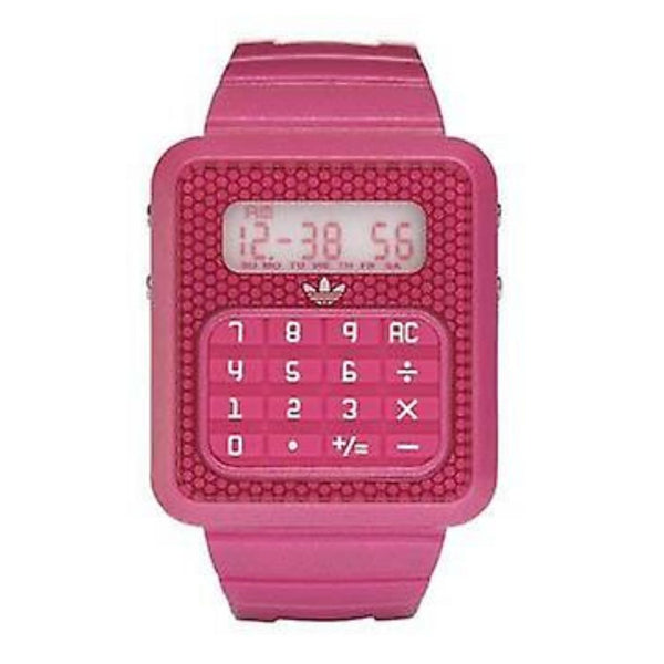 Adidas Resin case watch in pink