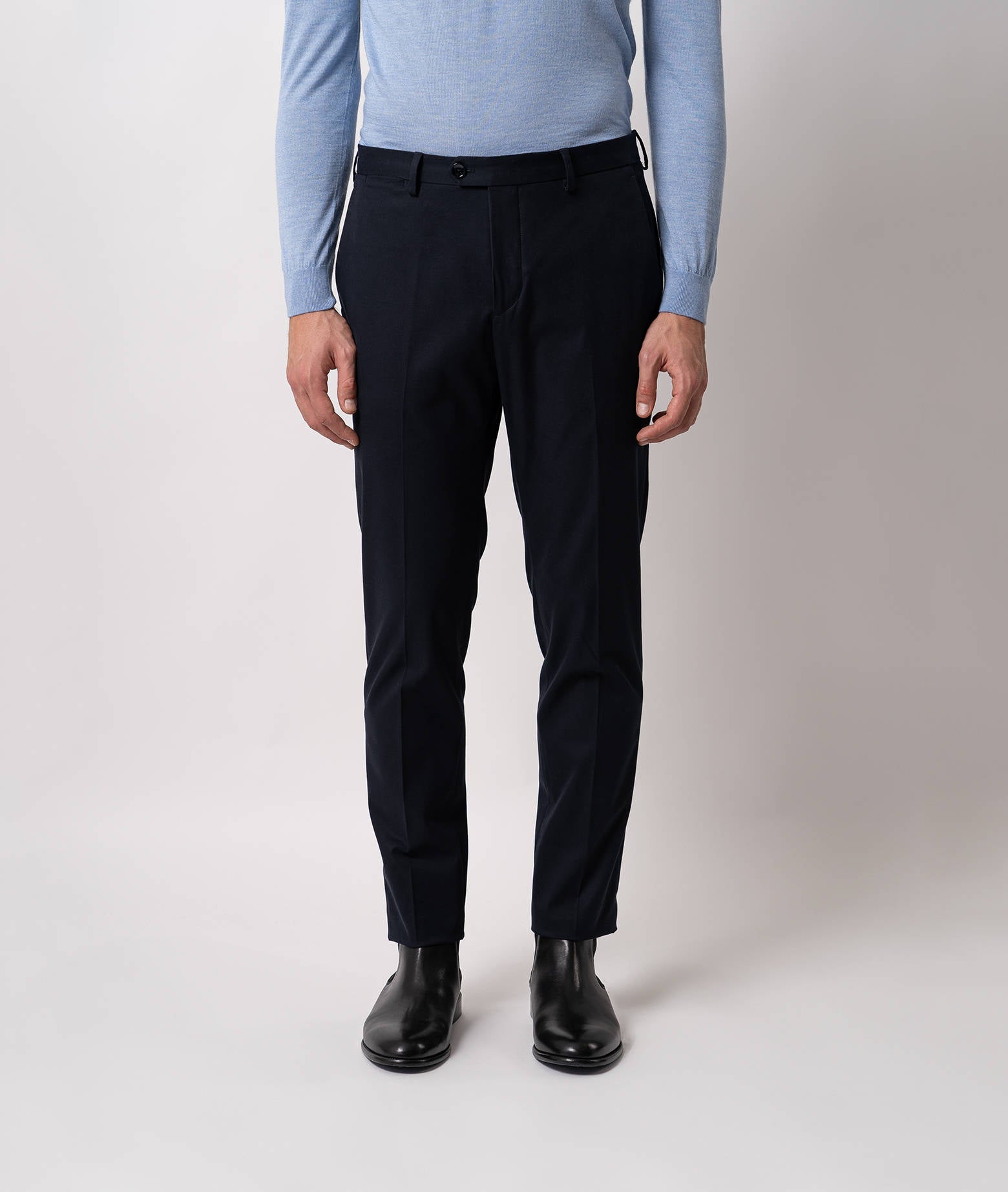 Cotton Chino Gstaad Midnightblue Sportswear Trousers