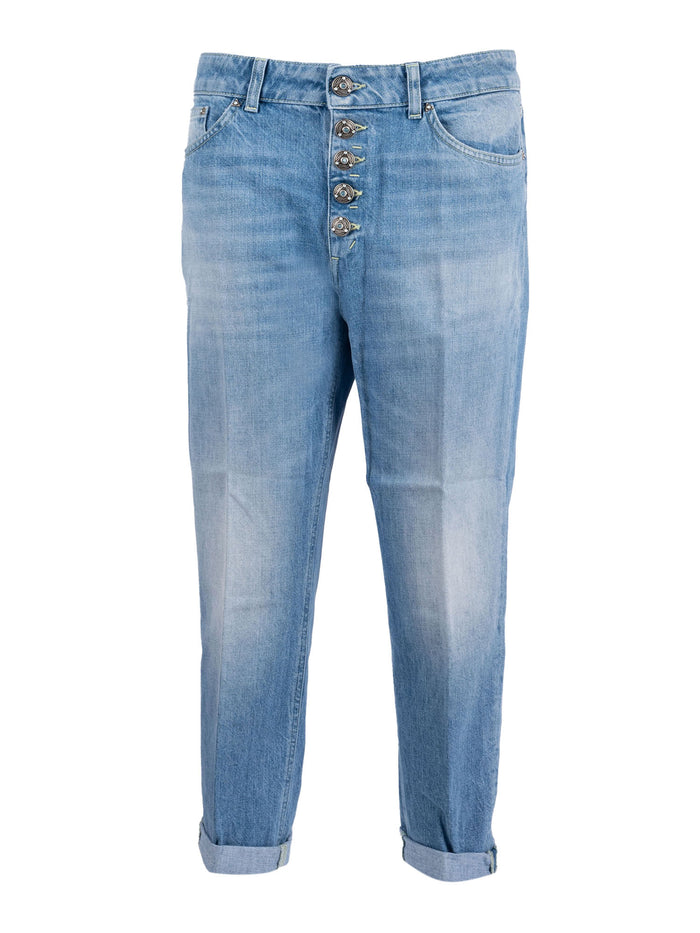 KOONS PANTS Blue Cotton Jean