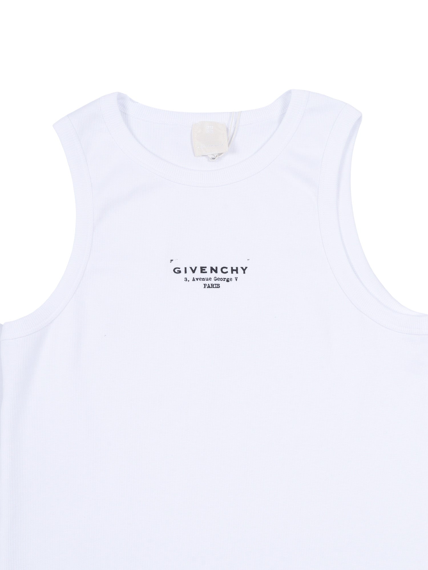 TANK TOP White Cotton Elastane