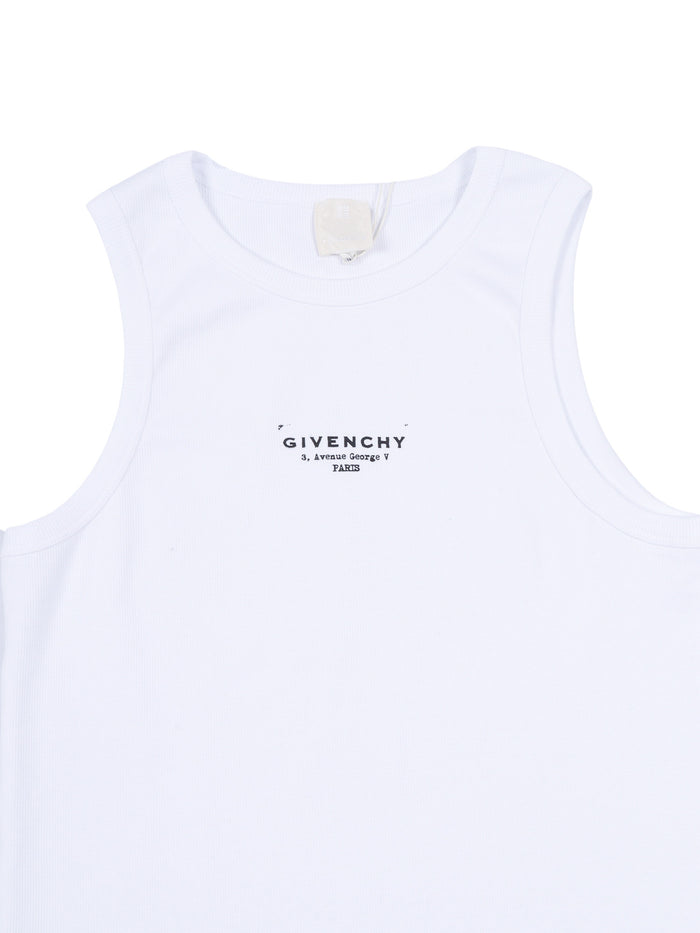 TANK TOP White Cotton Elastane