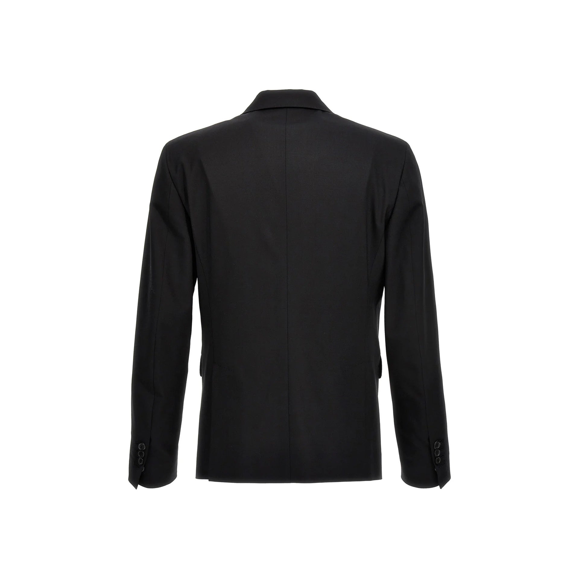Wool Suit Black Elastane