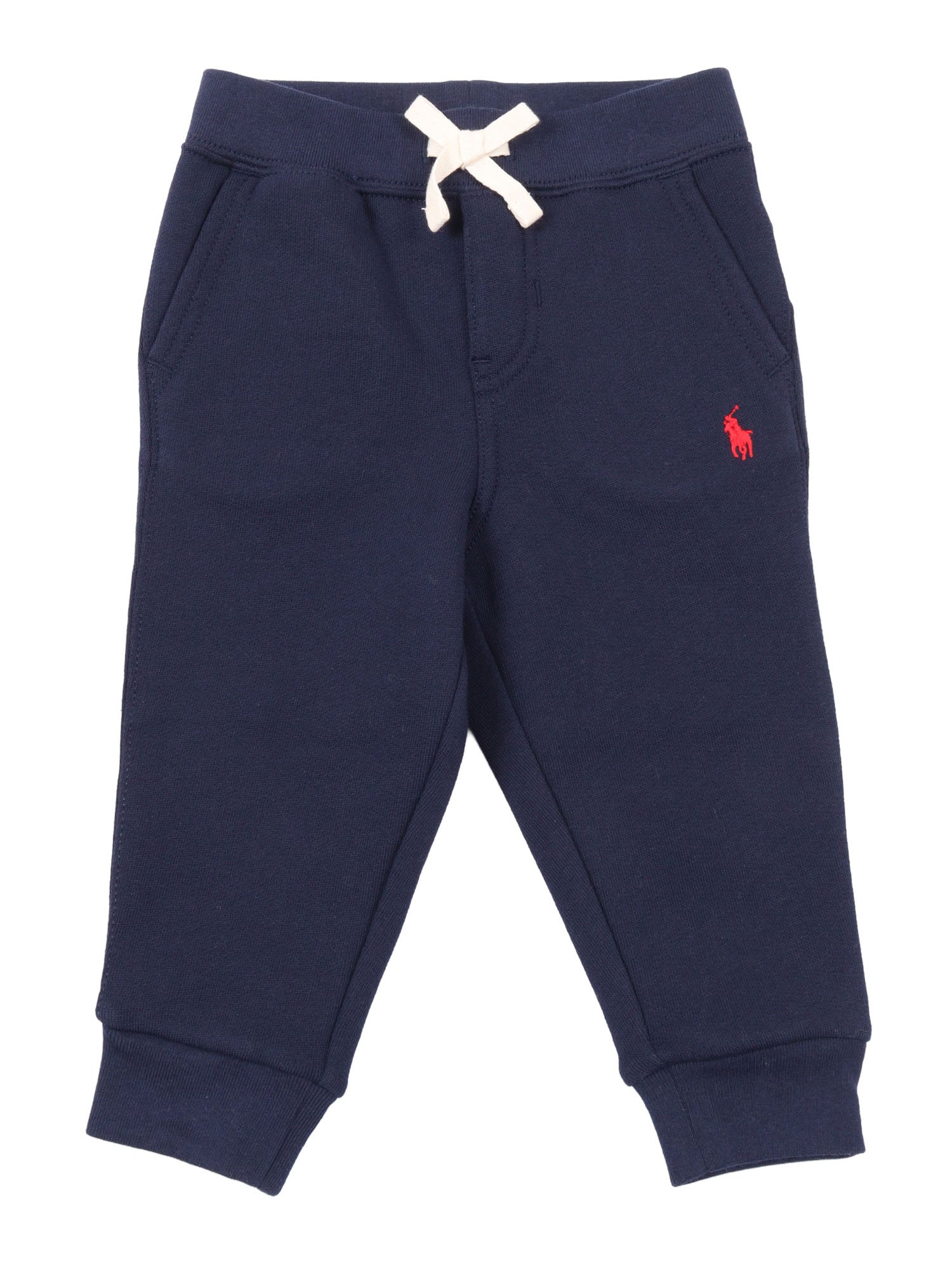 JOGGER-BOTTOMS-PANT Blue Cotton Polyester Trackpants