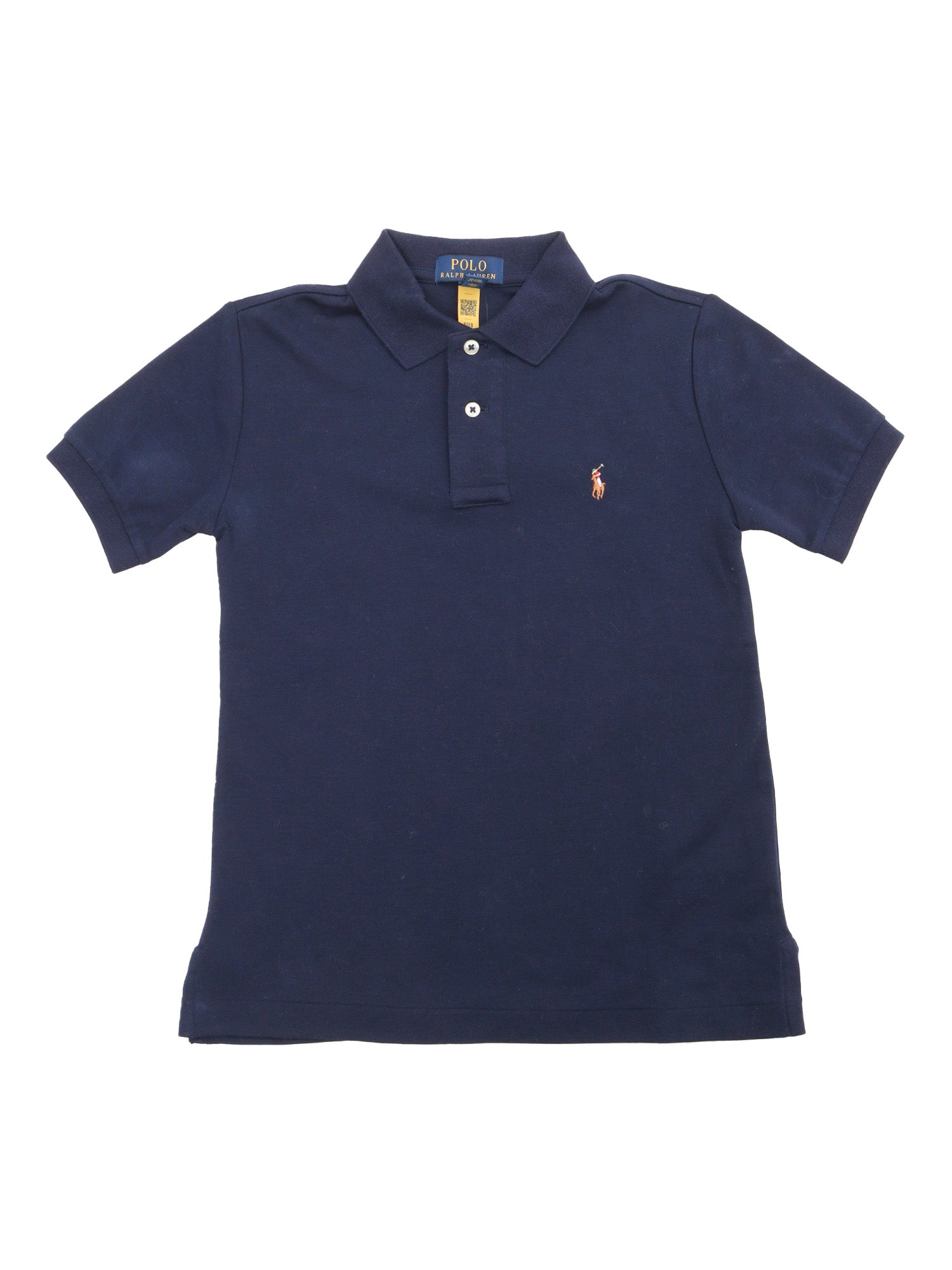 Sskcmultppm1-Knit Shirts-Polo Shirt Blue Cotton