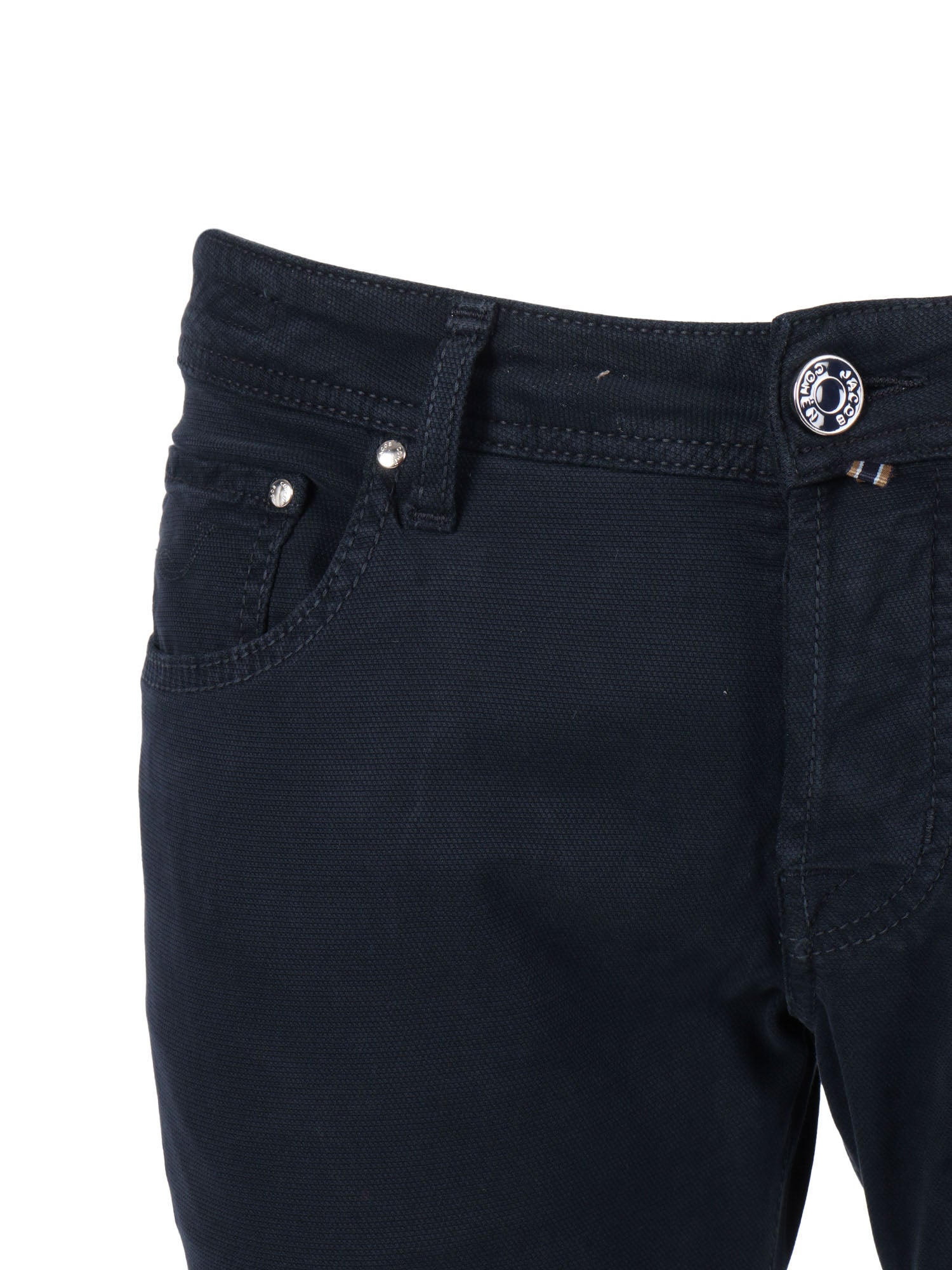 5 POCKETS SLIM FIT PANTS Blue Modal Cotton Elastane Jean