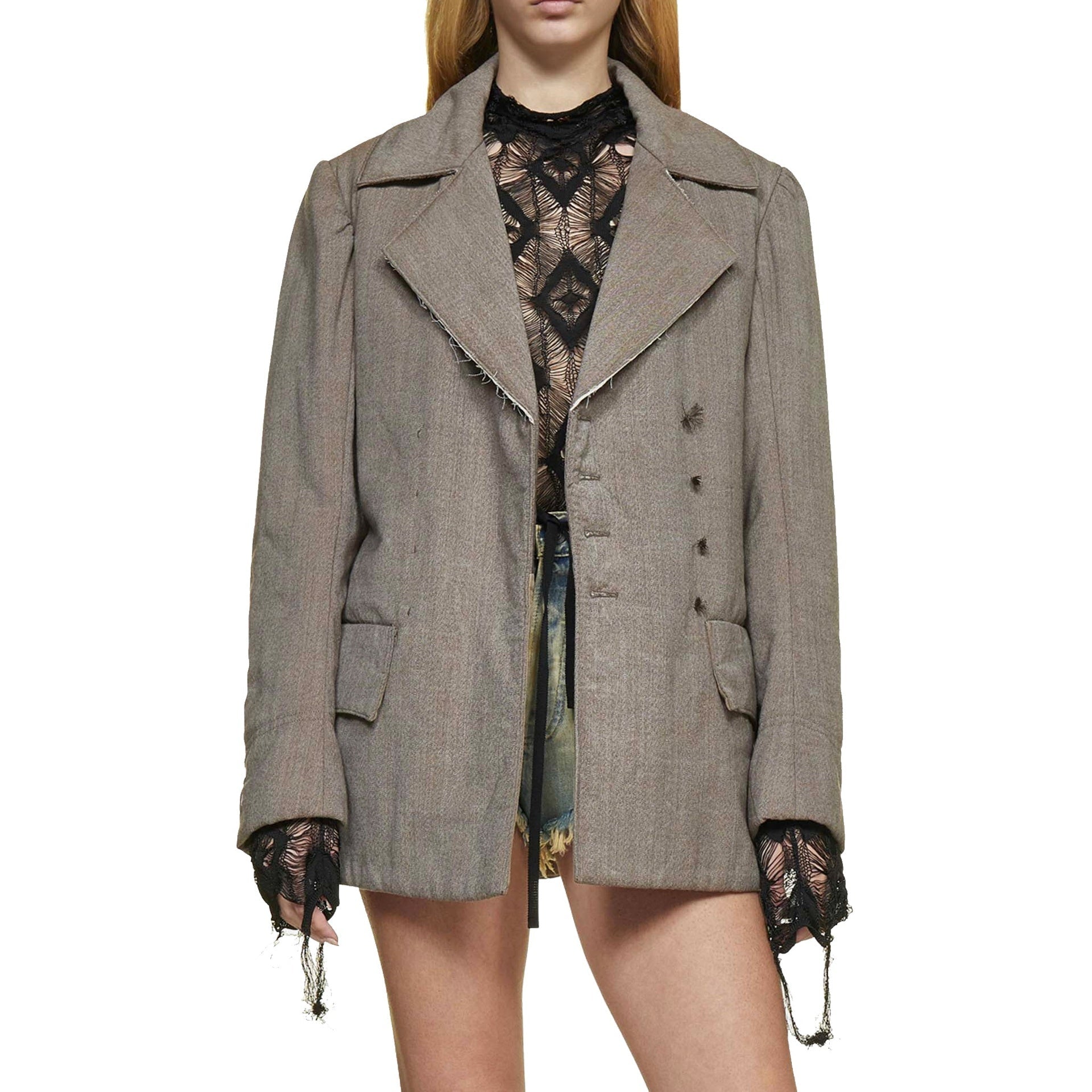 Wool Blazer Brown