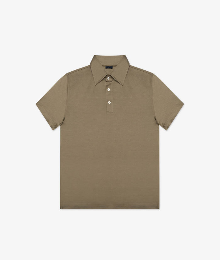 Jersey Polo Nebrodi Olive Shirt
