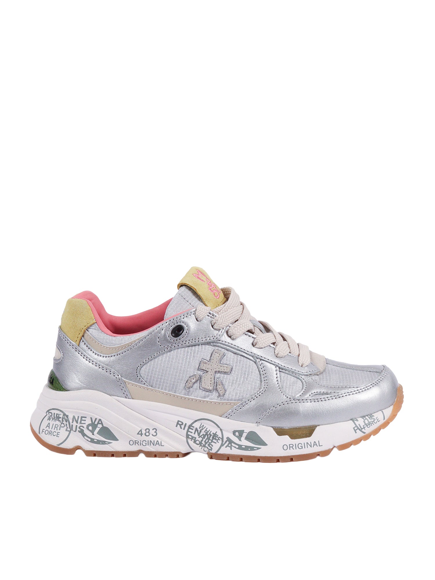 Mased Sneakers Silver