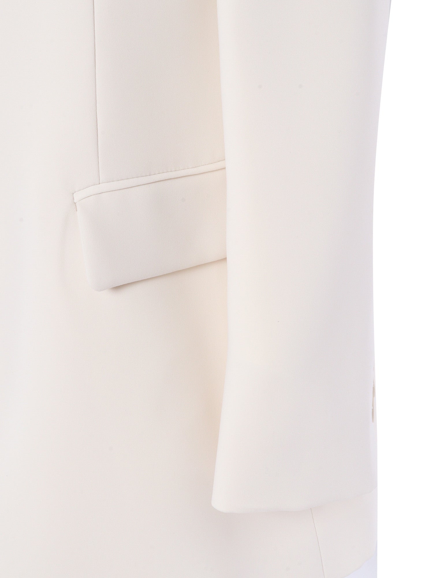 Cream colored blazer White Polyester Jacket