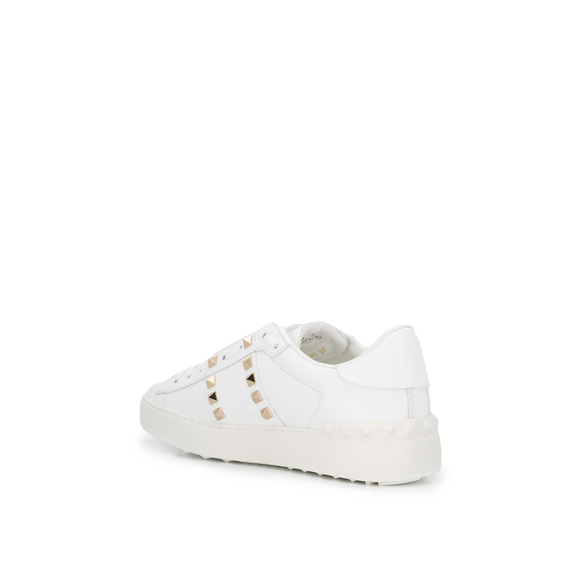 Garavani Rockstud Untitled Sneakers White Leather