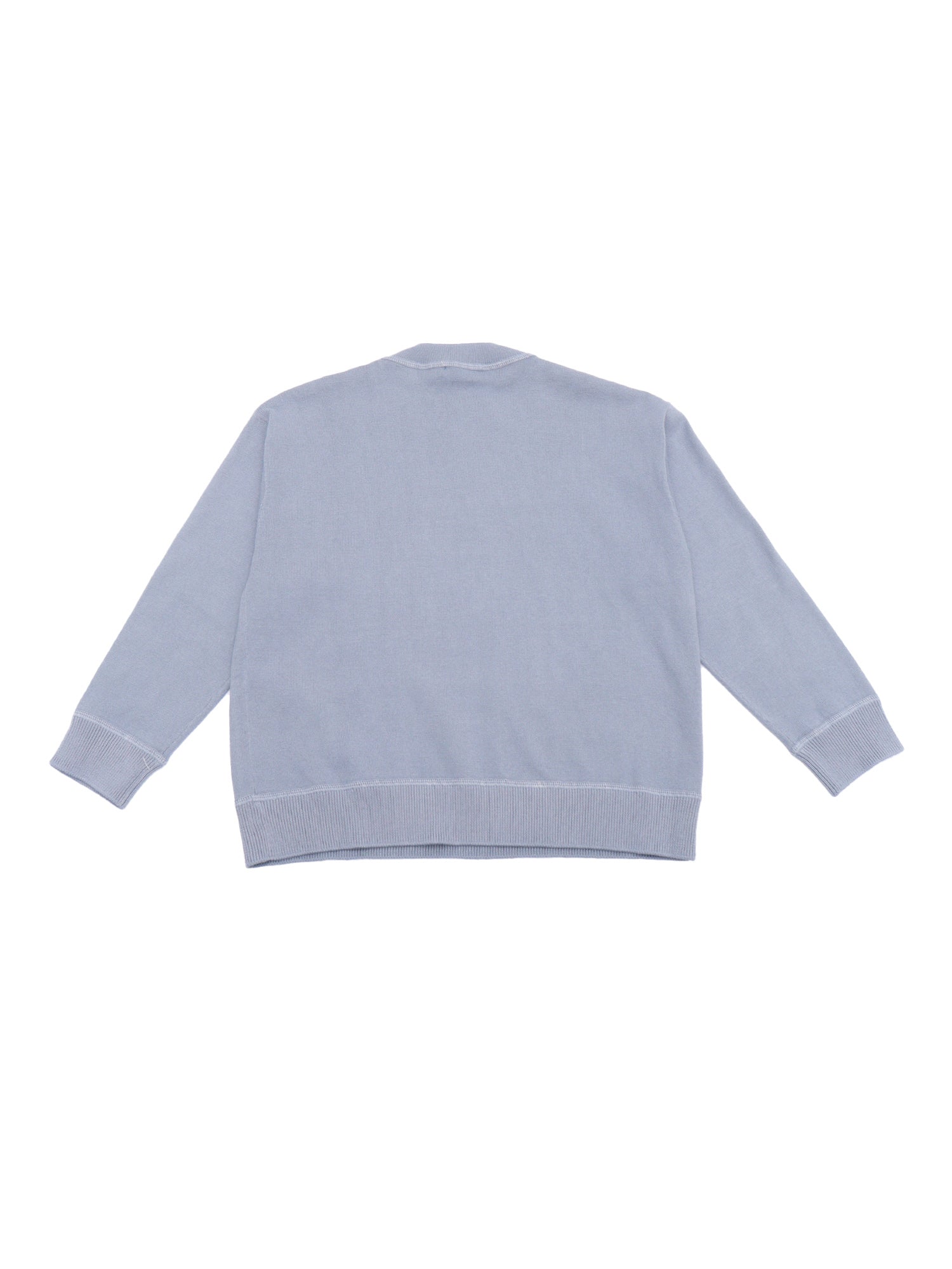 SWEATER Light Blue Cotton Crewneck