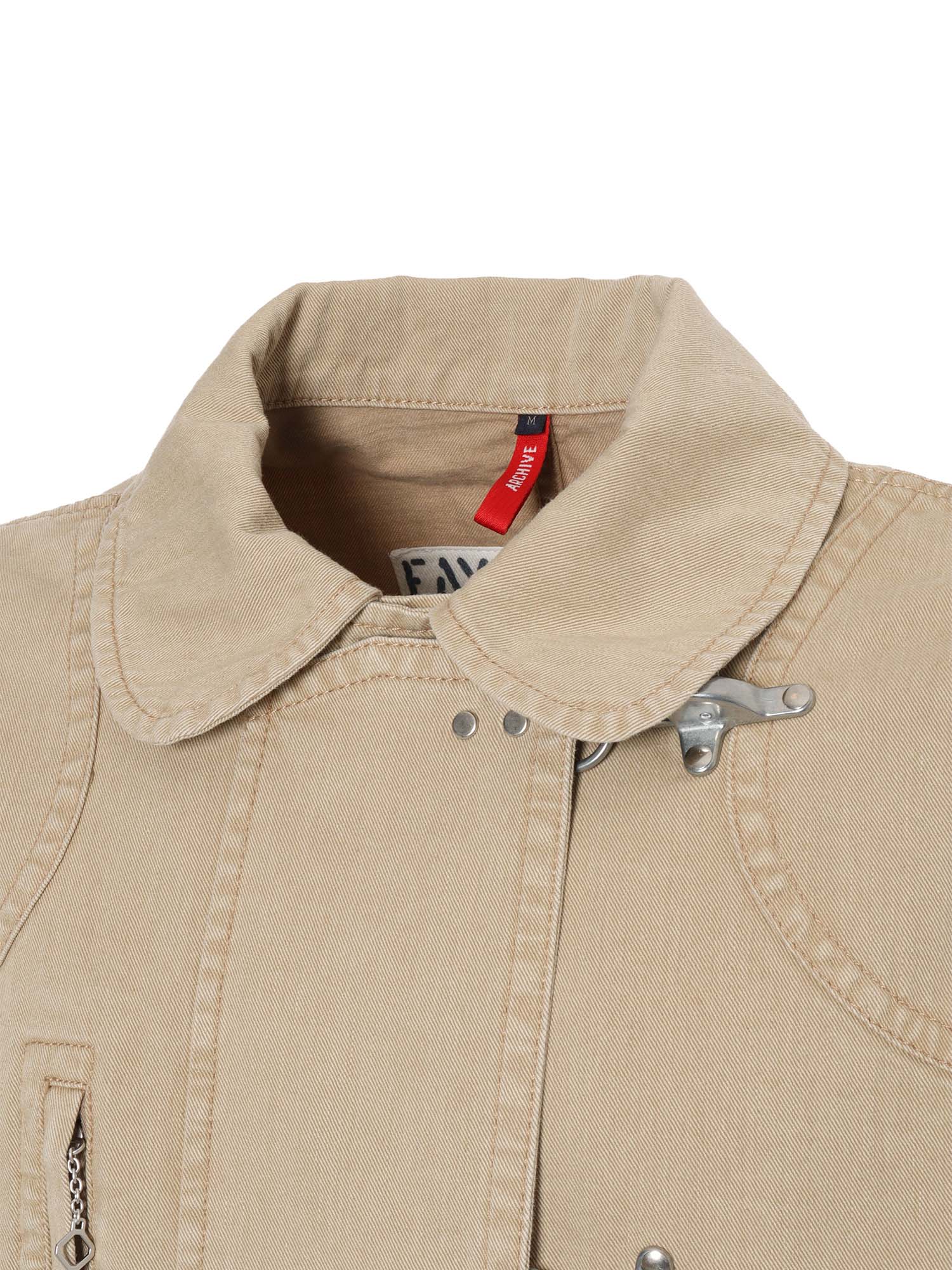 Beige peacoat Archive Cotton Coat