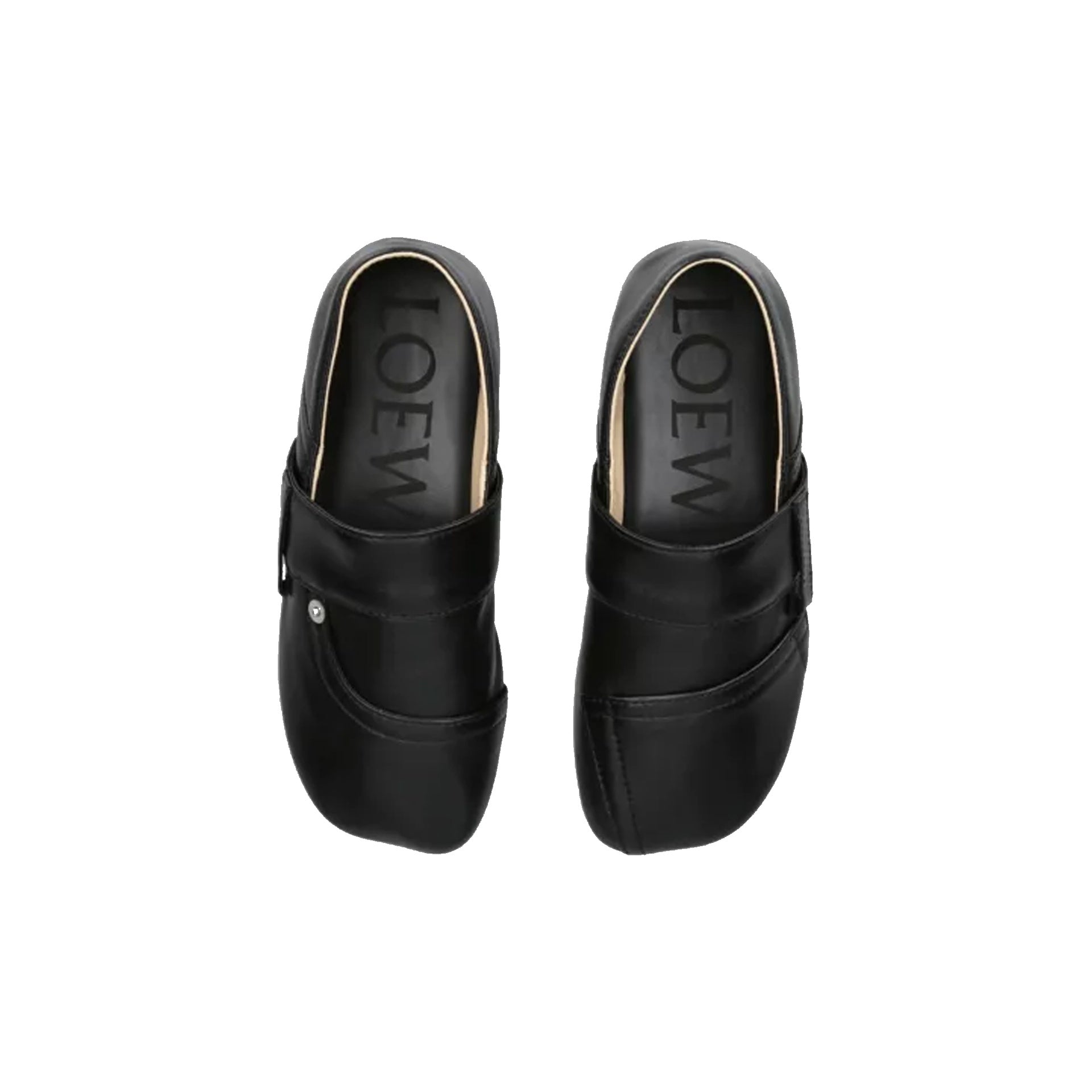 Loewe Toy Pocket Leather Slippers Black Calf