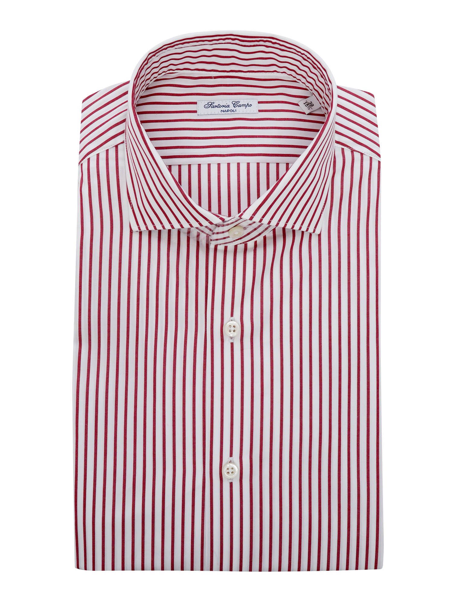 Red and white striped shirt Multicolor Cotton