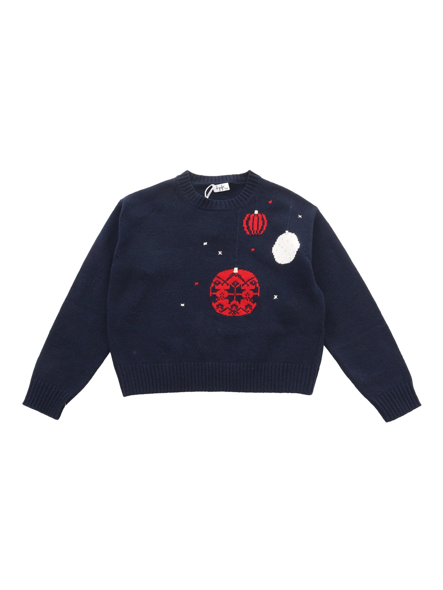 Sweater Blue Virgin Wool Crewneck