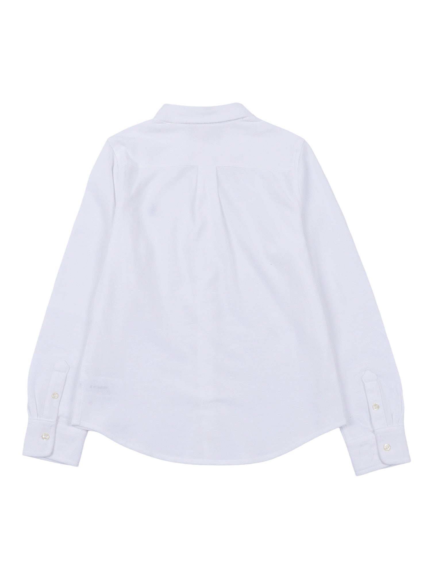 LS FB CS M5-SHIRTS-SPORT SHIRT White Cotton