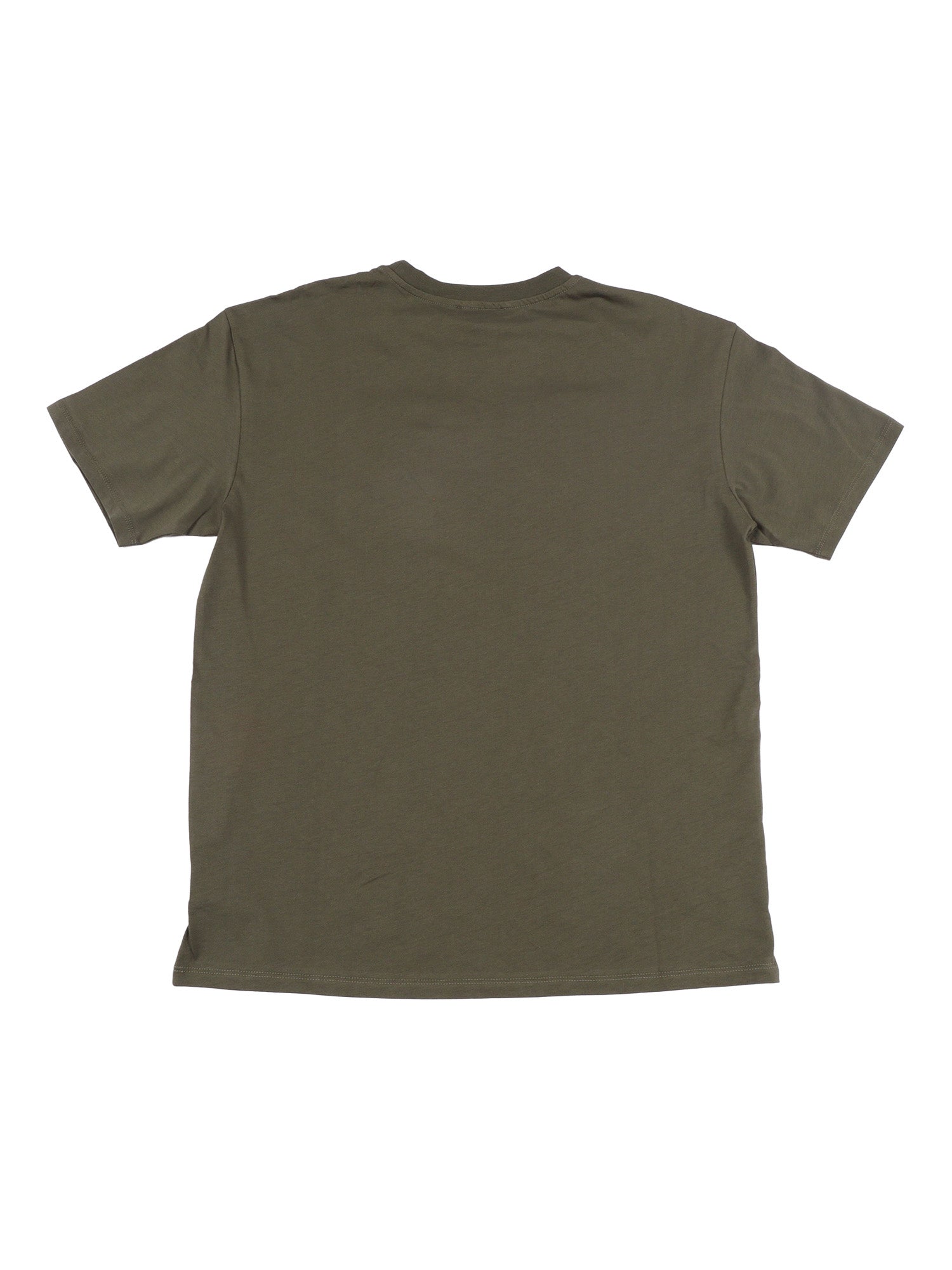 T-Shirt-Top Green Cotton Short Sleeves T-shirt