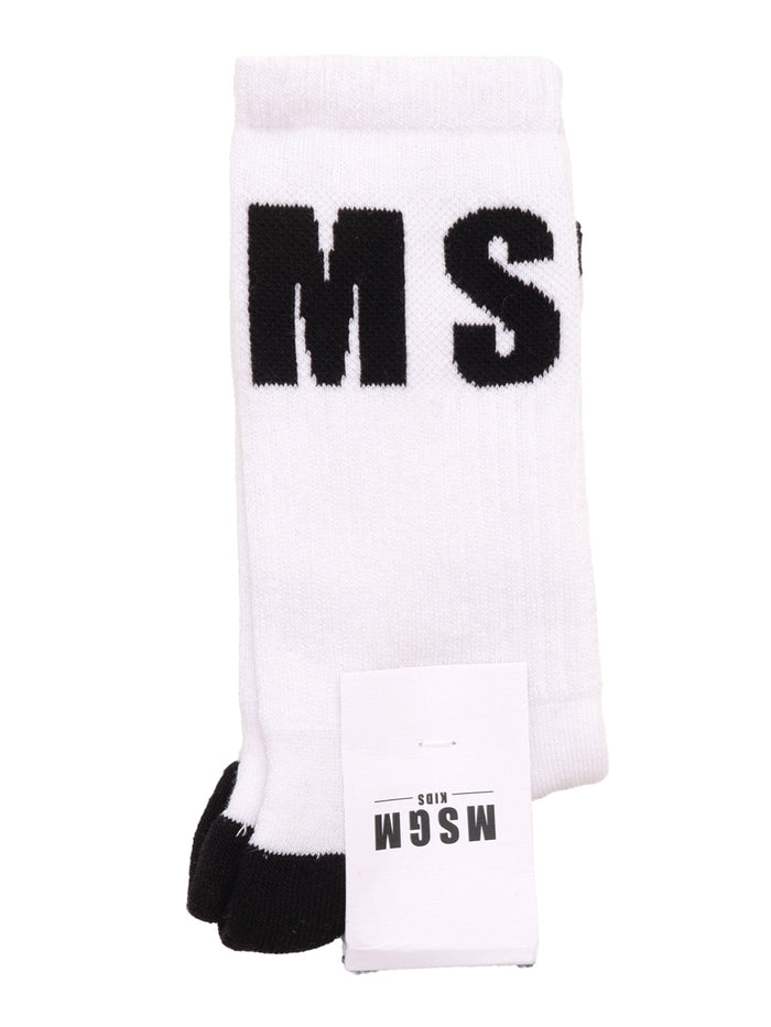 Socks Unisex Bianco-White 90 Cotton Nylon Elastane